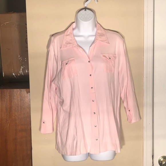 Style & Co. Tops - 4 for $25 Style&Co Pink Button down shirt 14